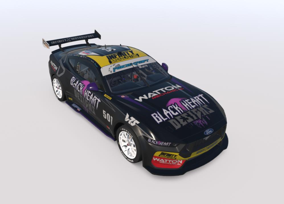 Preview of #501 Infinity Motorsport Black Heart Designs Gen 3 Mustang by Hamish Munro