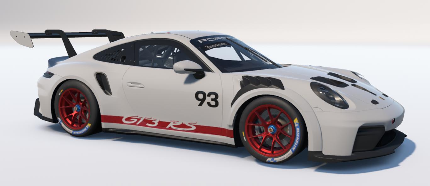 Preview of Porsche White with Red by Brad Younkman