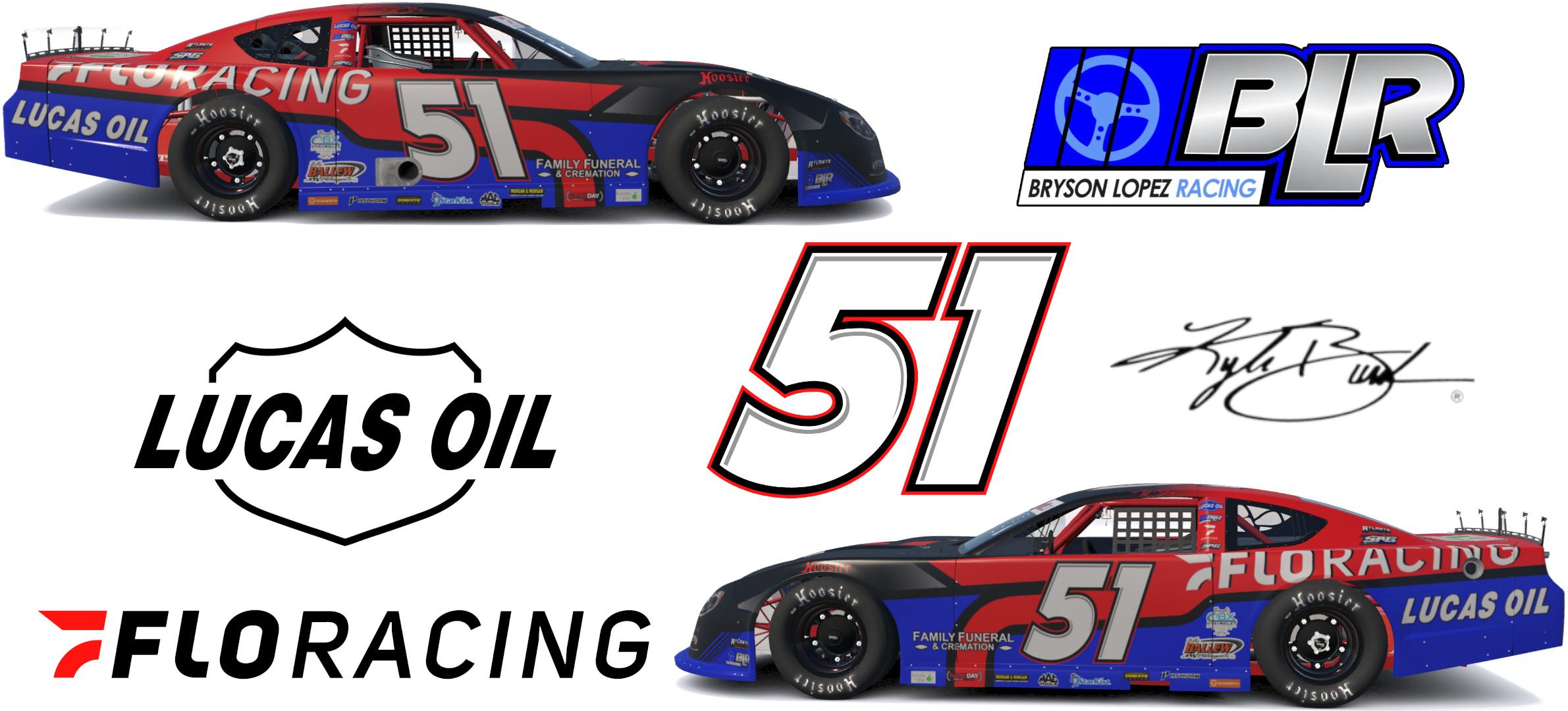 Preview of Kyle Busch 2025 Flo Racing/Lucas Oil by Benjamin W. Rogers