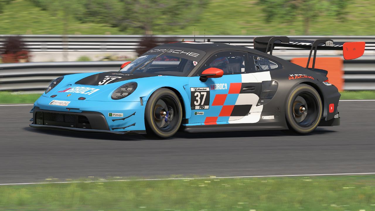 Preview of La Broca x SIMAGIC Porsche GT3 R by Ben R Harrison