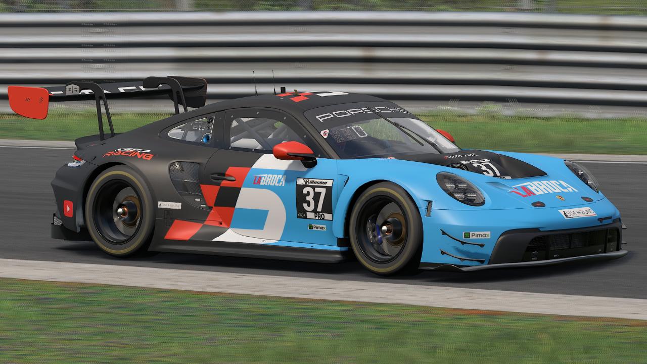 Preview of La Broca x SIMAGIC Porsche GT3 R by Ben R Harrison