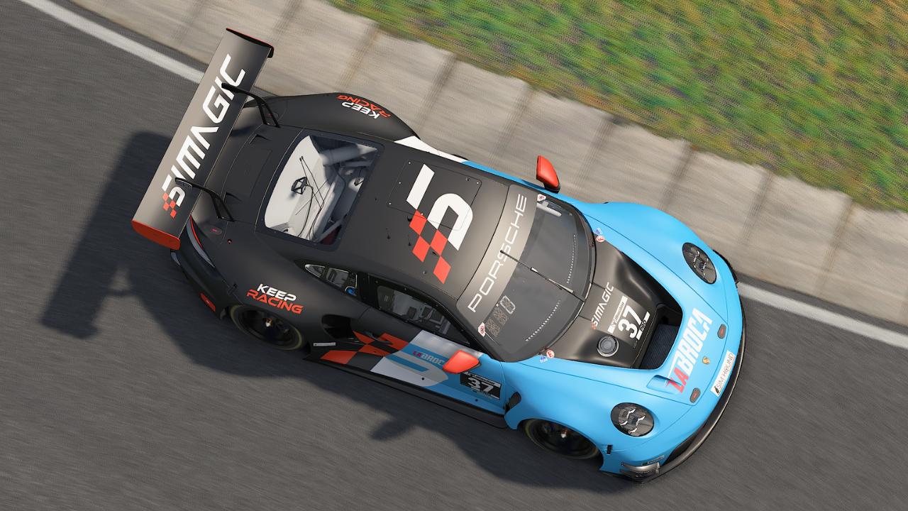 Preview of La Broca x SIMAGIC Porsche GT3 R by Ben R Harrison