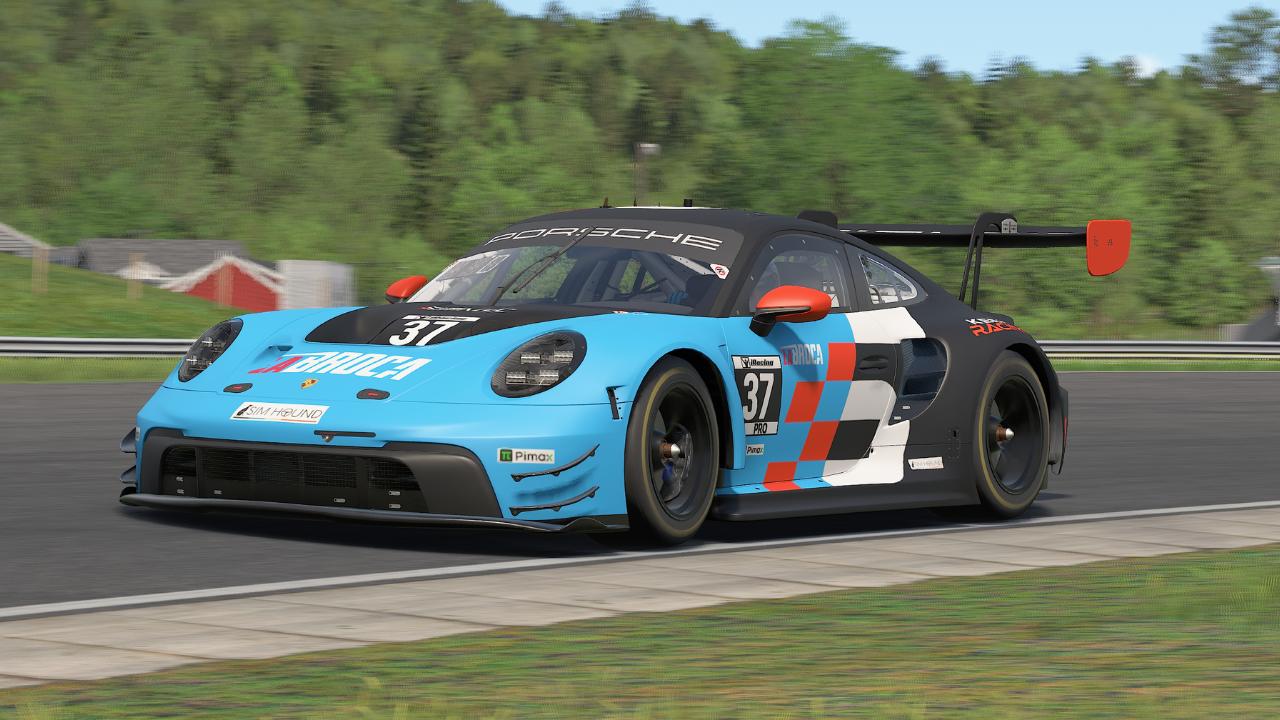 Preview of La Broca x SIMAGIC Porsche GT3 R by Ben R Harrison