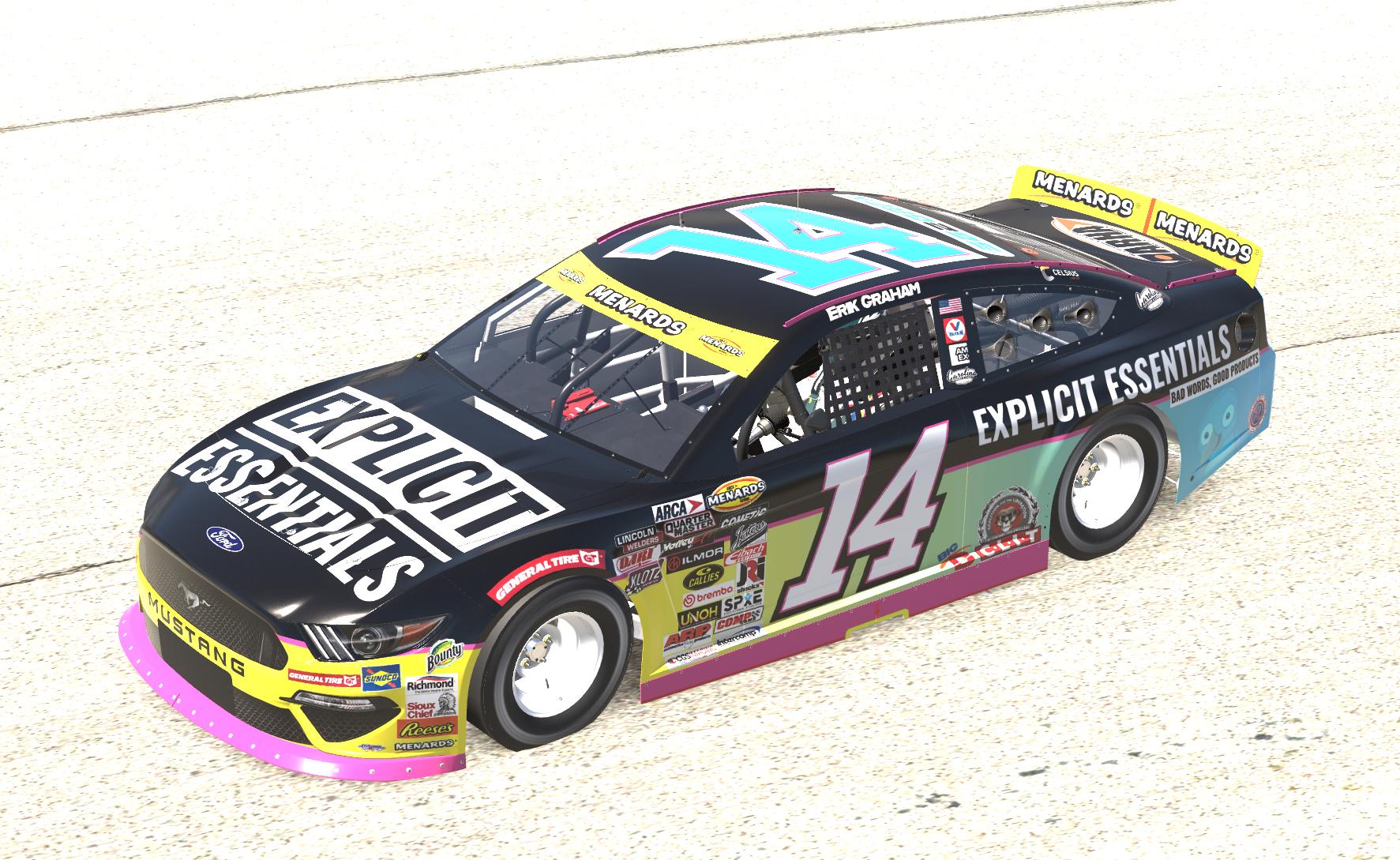 Preview of #14 Explicit Essentials Mustang - Erik Graham by Sam Ballard Jr