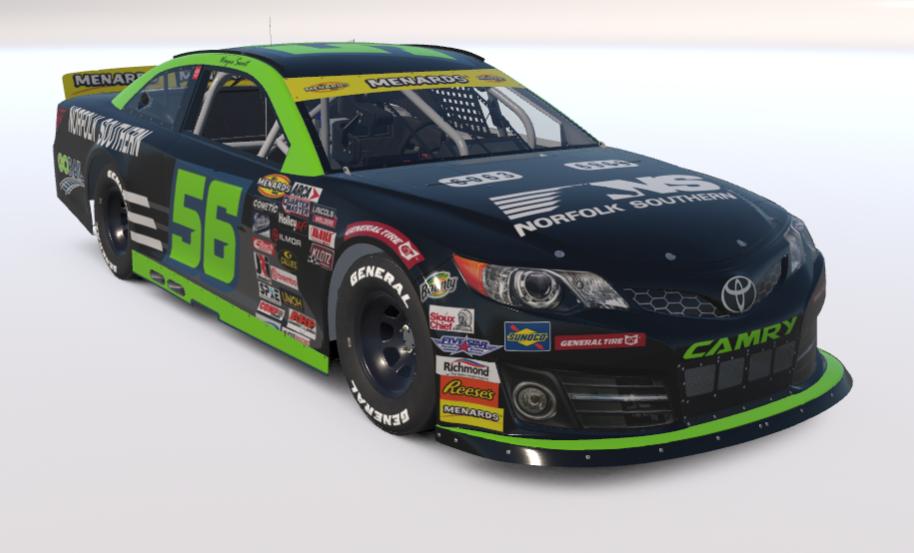 Preview of SGRD Commission - Norfolk Southern GoRail ARCA Toyota Camry (Sim Stamped) by Samuel Greene