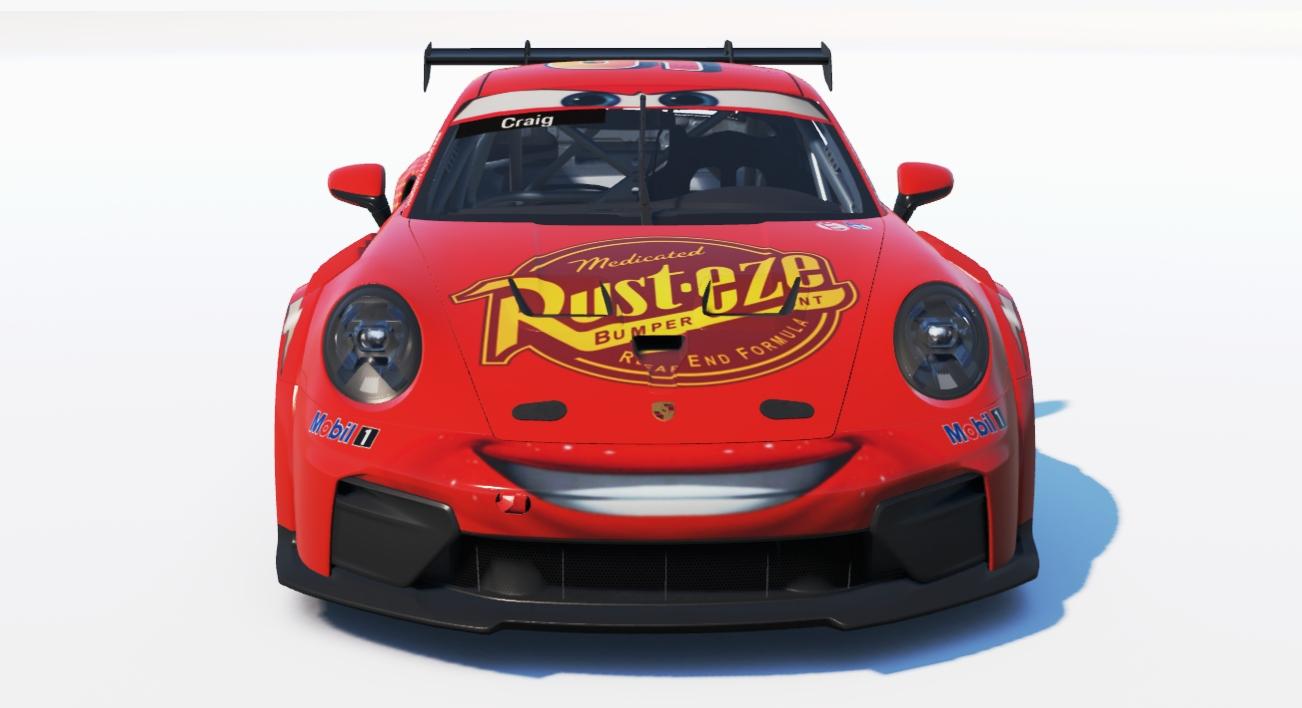 Preview of Porsche 992 2 Cup Lightning McQueen by Don Craig