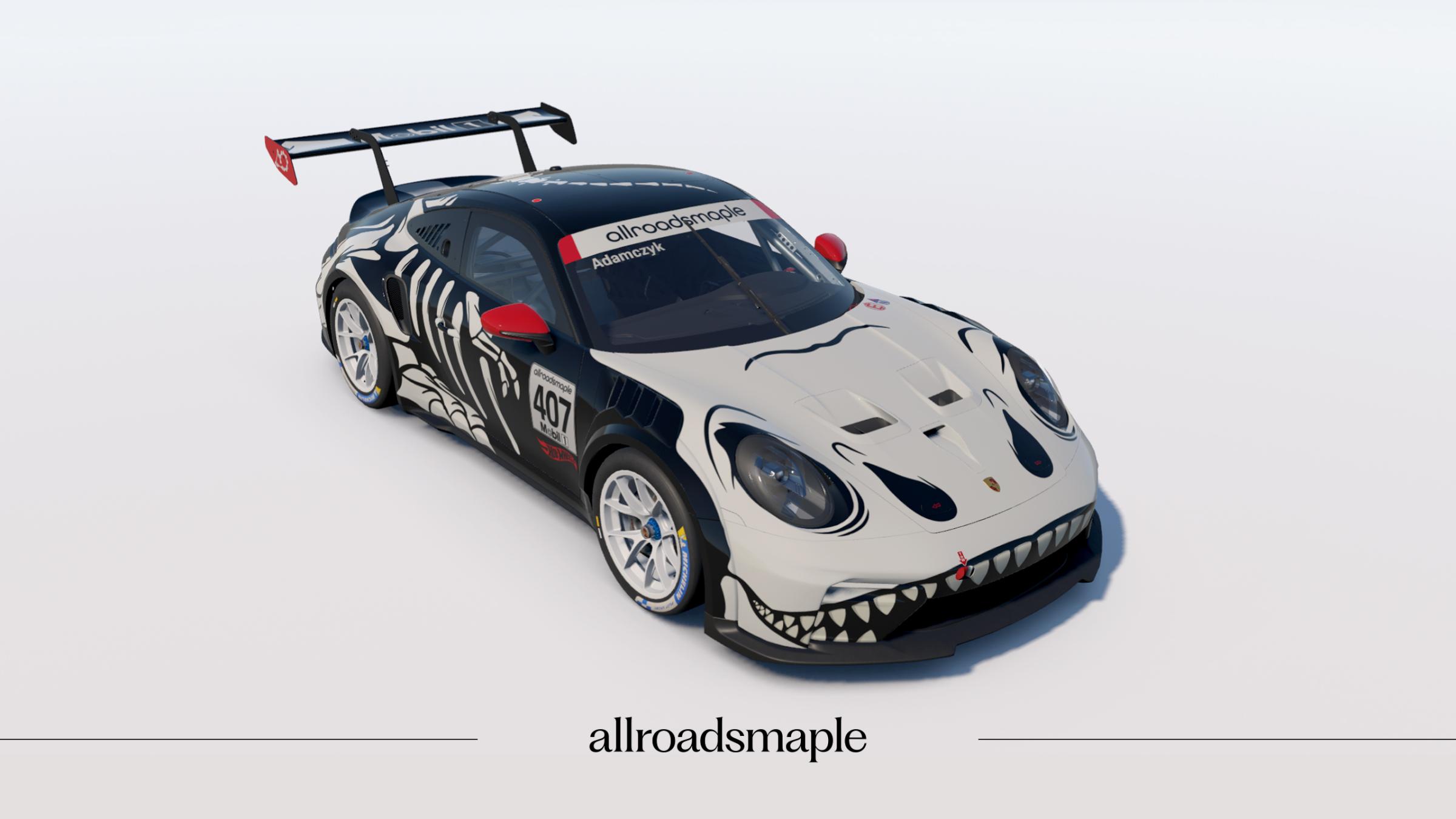 Preview of 2025 AO Racing - Skeleton Rexy - Porsche 992.2 GT3 Cup Rawr by Patryk A.