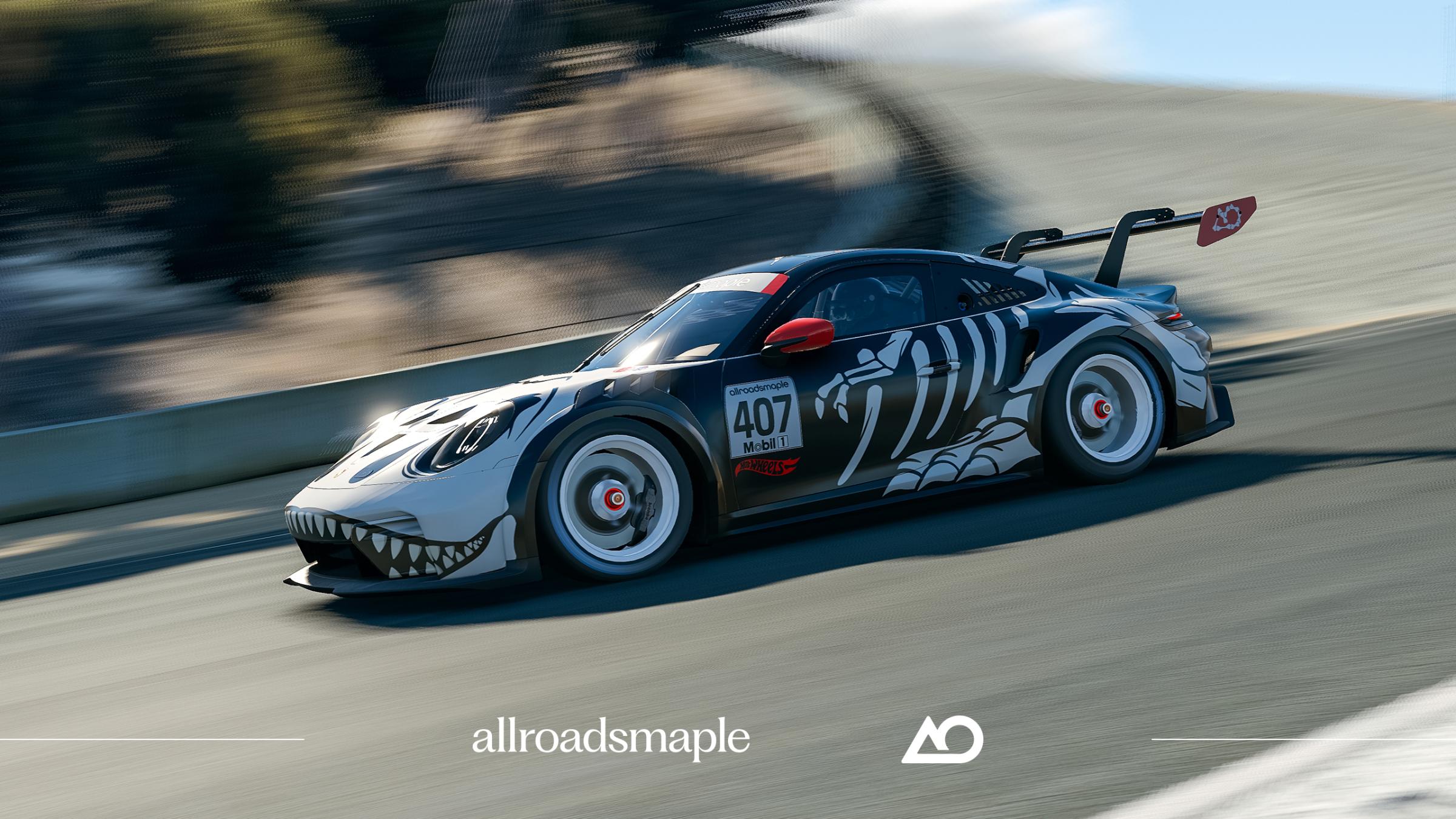 Preview of 2025 AO Racing - Skeleton Rexy - Porsche 992.2 GT3 Cup Rawr by Patryk A.