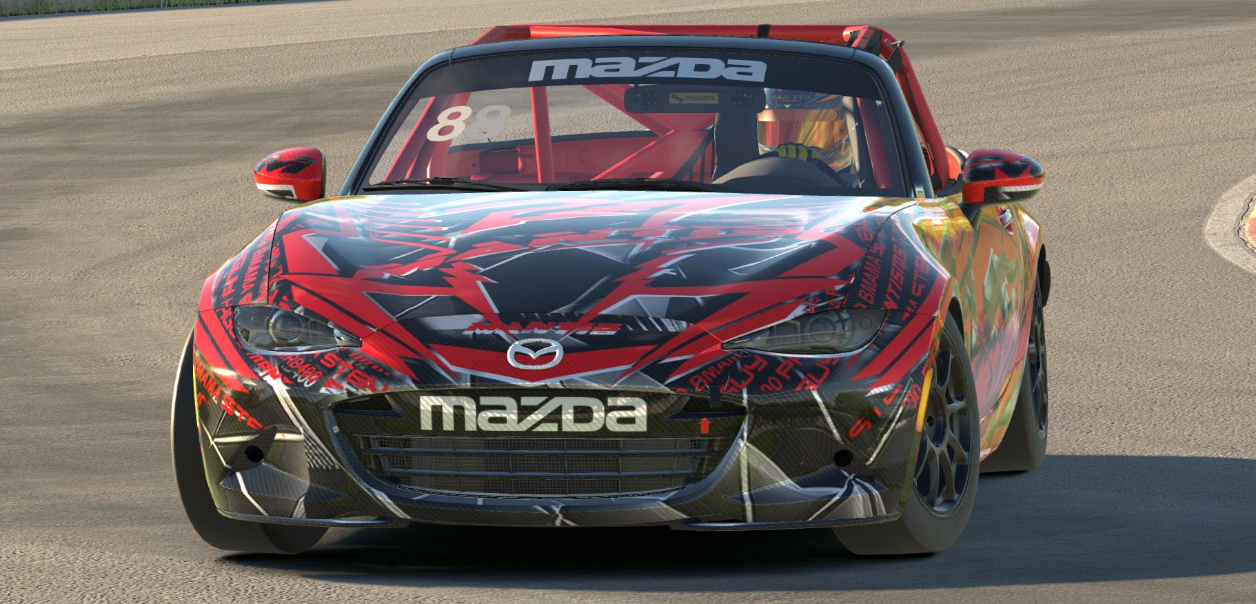 Preview of MAZDA MX5 FIRE RED CARBON by Kirk S.