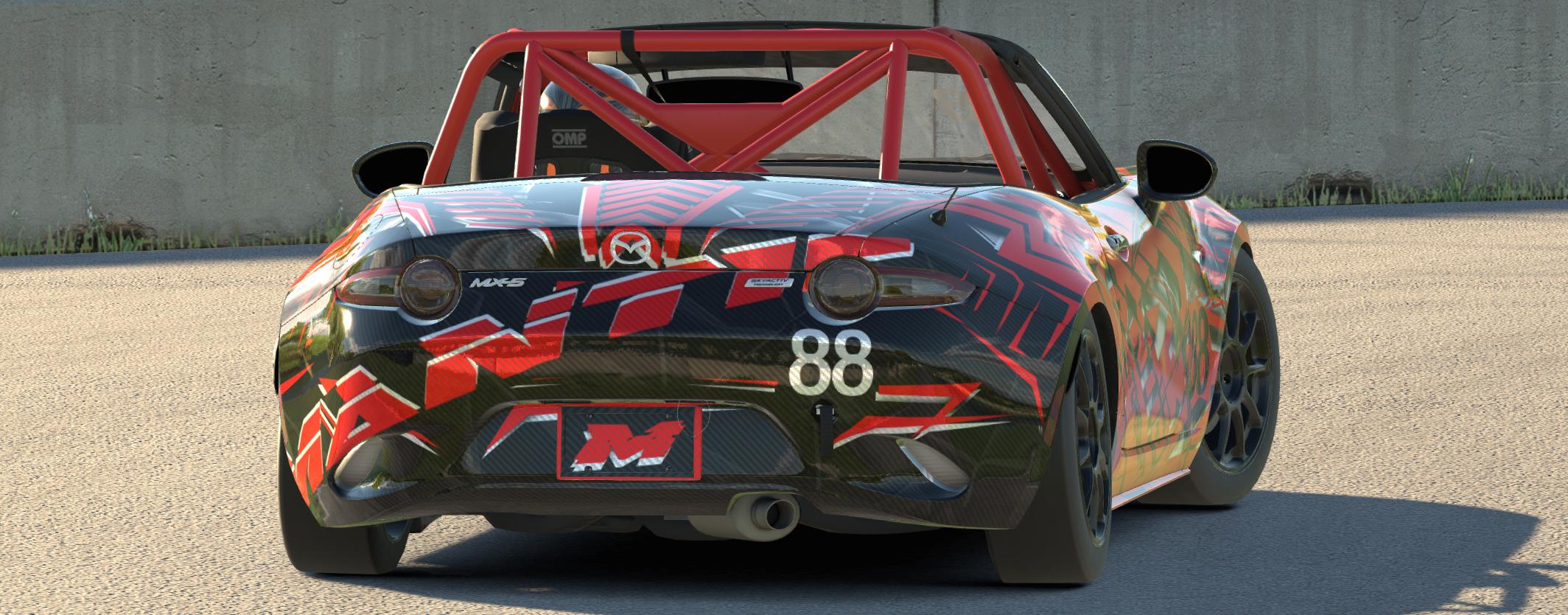 Preview of MAZDA MX5 FIRE RED CARBON by Kirk S.