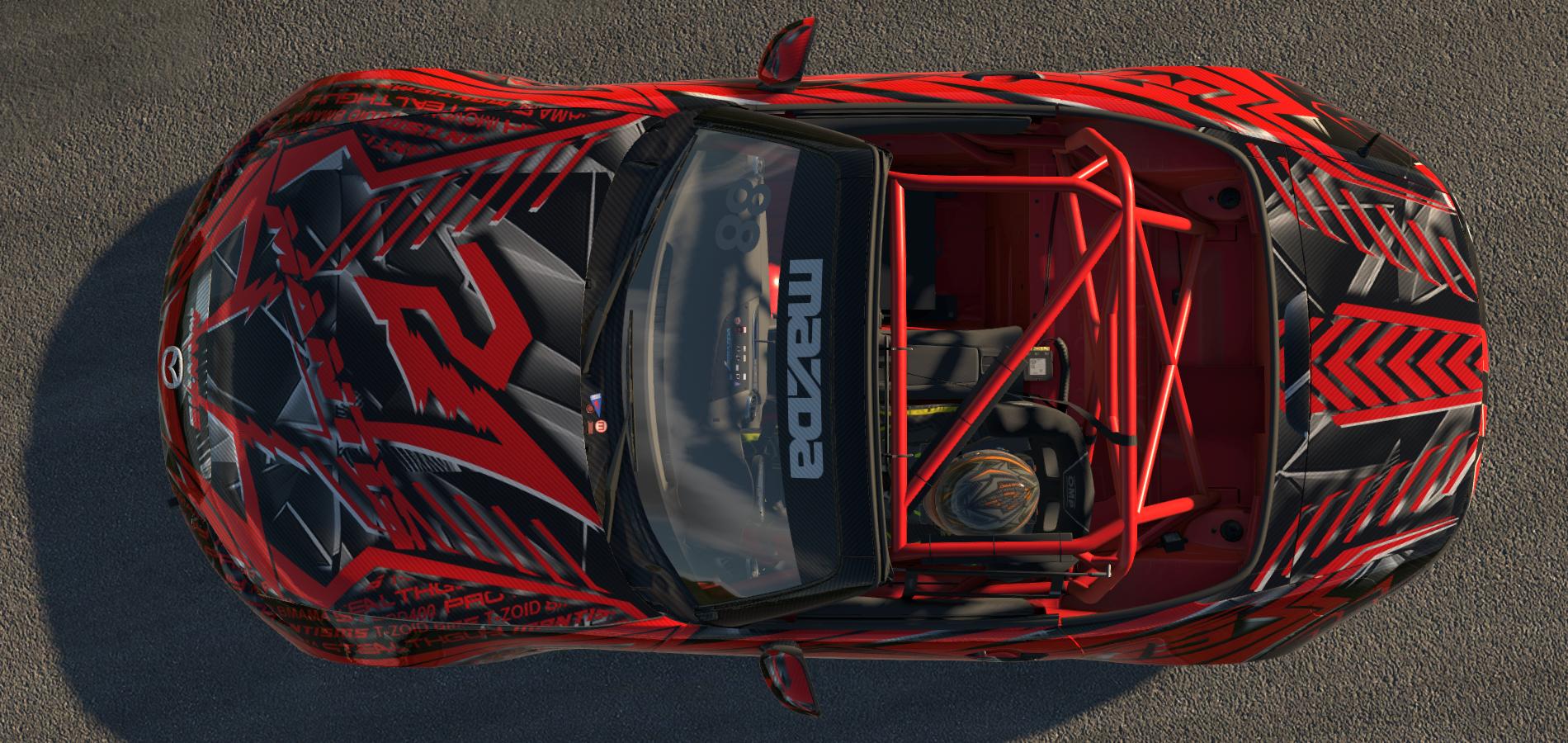 Preview of MAZDA MX5 FIRE RED CARBON by Kirk S.
