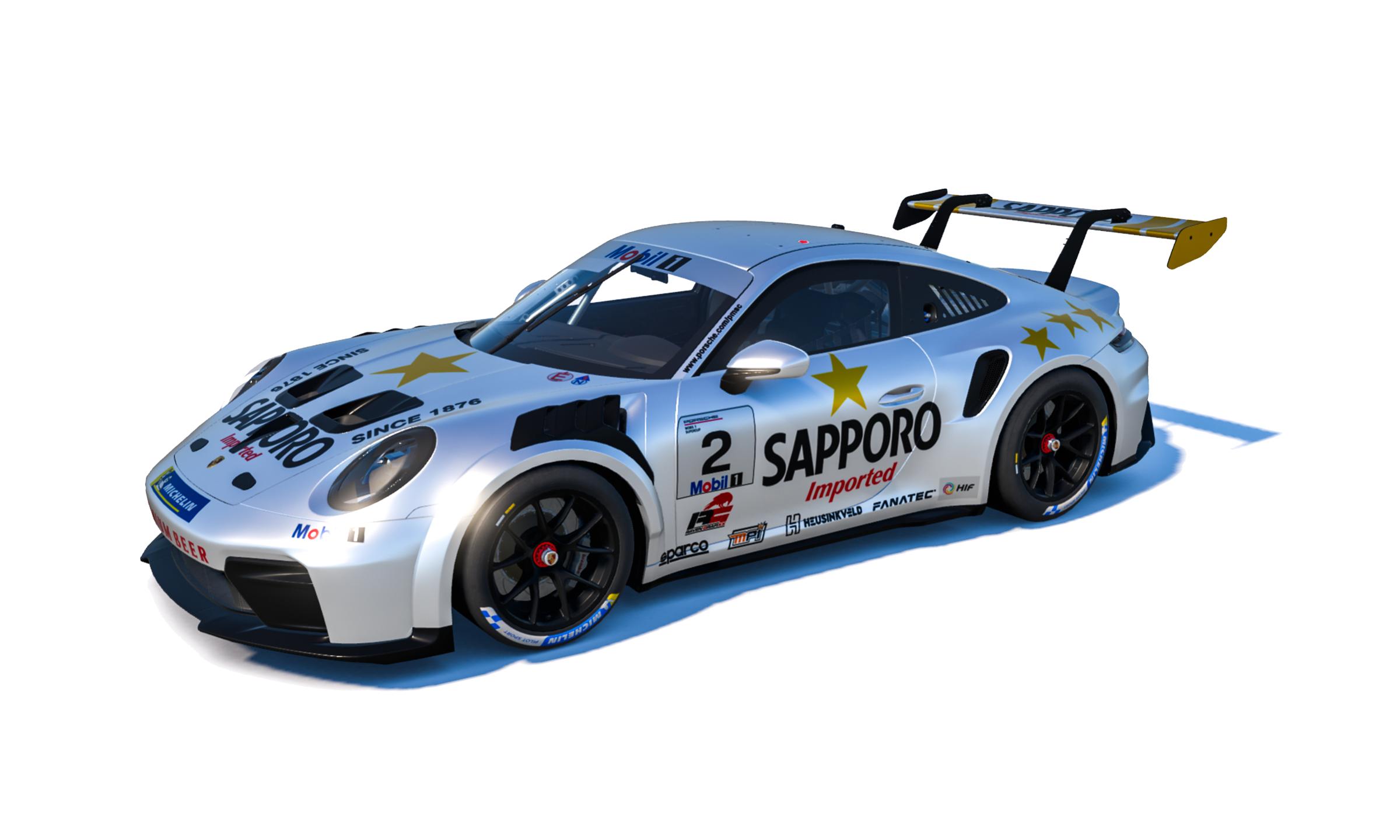 Preview of Sapporo Porsche 992 2 Cup v8B 2025 by Doyle Lowrance