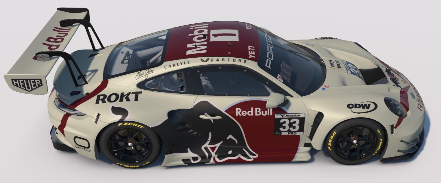 Preview of Cream/Wine Red Bull Fantasy Porsche 911 GT3 R(992) by Ronald Lawson2