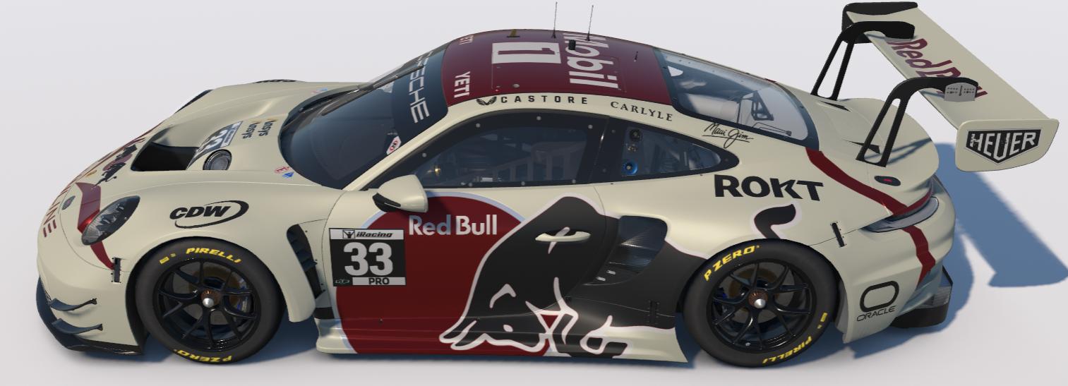 Preview of Cream/Wine Red Bull Fantasy Porsche 911 GT3 R(992) by Ronald Lawson2