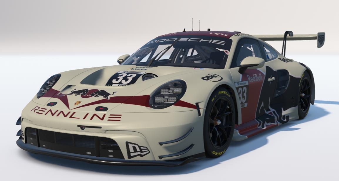 Preview of Cream/Wine Red Bull Fantasy Porsche 911 GT3 R(992) by Ronald Lawson2