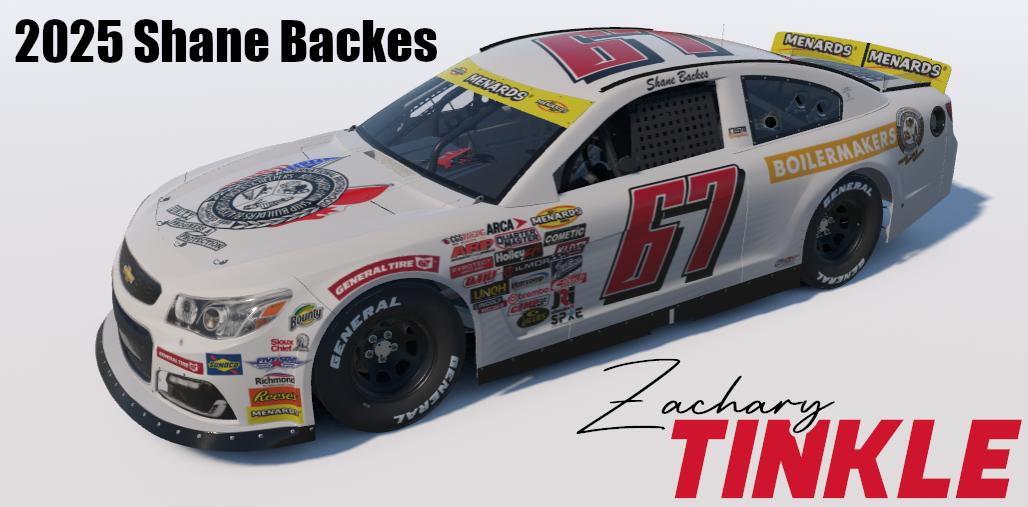 Preview of 2025 Shane Backes #67 Boilermakers Union by Zachary Tinkle