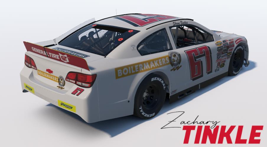 Preview of 2025 Shane Backes #67 Boilermakers Union by Zachary Tinkle