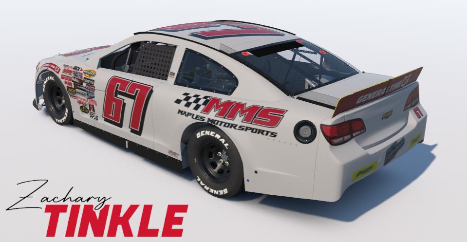 Preview of 2025 Austin Vaughn #67 Maples Motorsports by Zachary Tinkle