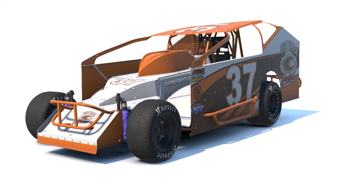 Preview of Dirt Track Junkies Modified - Mud / Orange by Jeremy C Morgan