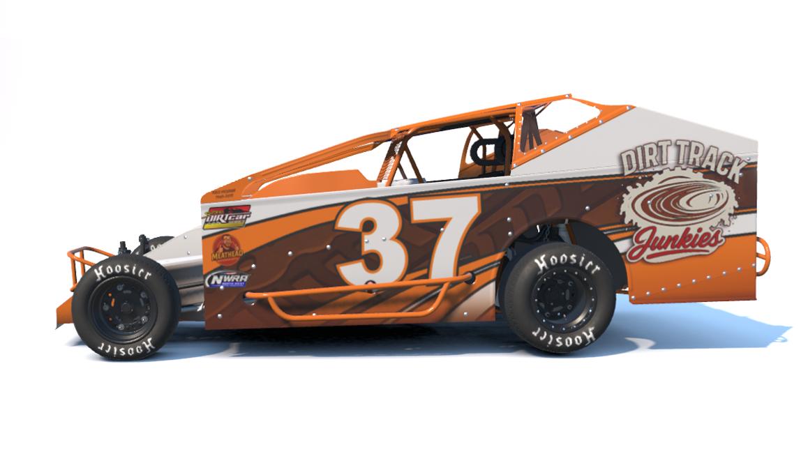 Preview of Dirt Track Junkies Modified - Mud / Orange by Jeremy C Morgan