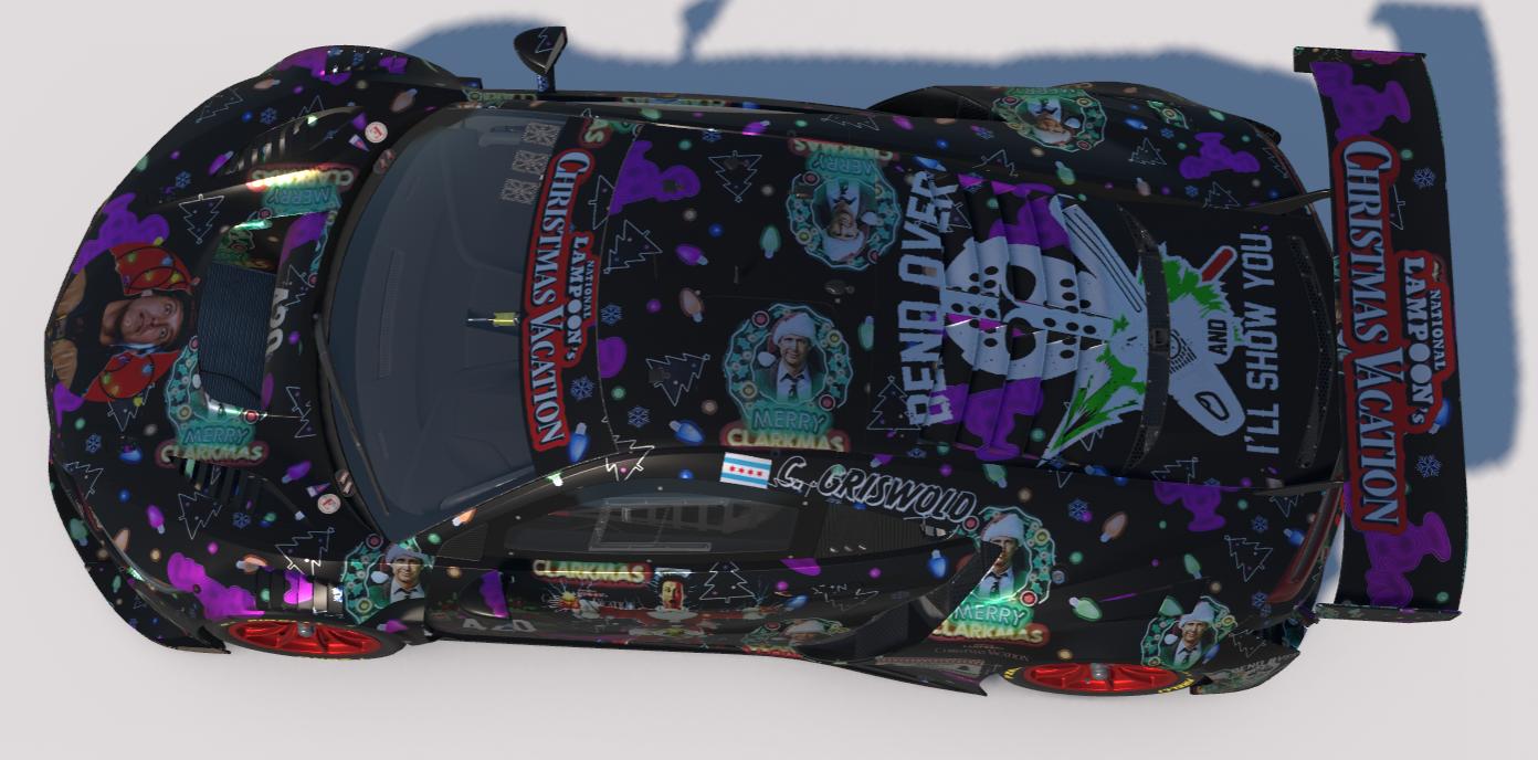 Preview of Christmas Vacation Acura NSX EVO22 GT3  by Todd Schwarz