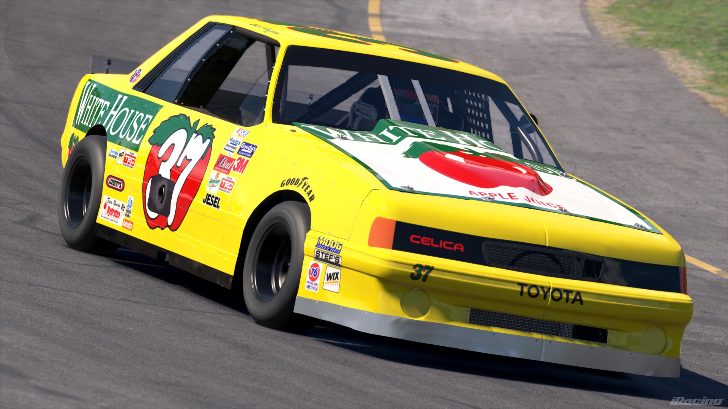 Preview of #37 Robert Huffman / White House Apple Juice Toyota Celica by Vincent Giacalone