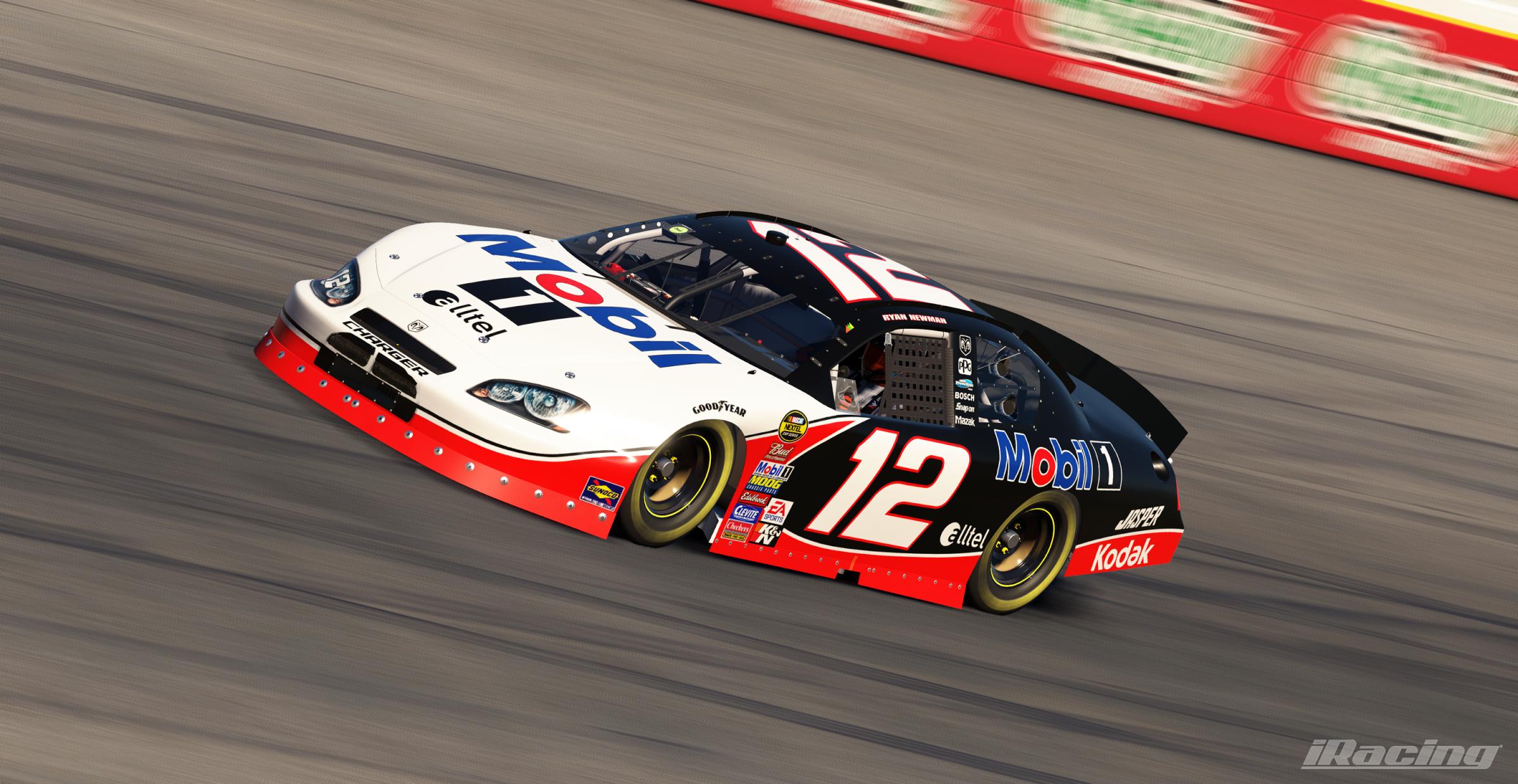 Preview of #12 Ryan Newman 2007 Mobil 1 Dodge Charger by Tyler King