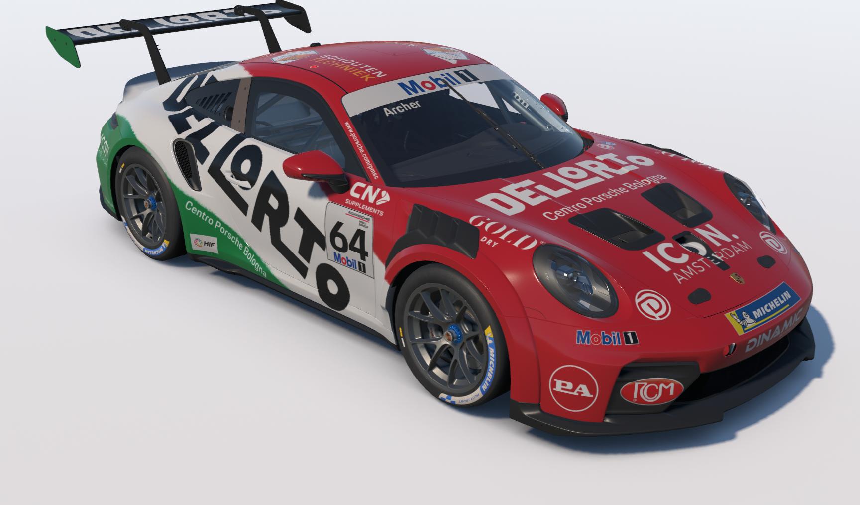 Preview of Dinamic Motorsport Car 8 Porsche Mobil 1 Supercup - DIRK SCHOUTEN by Keith Archer