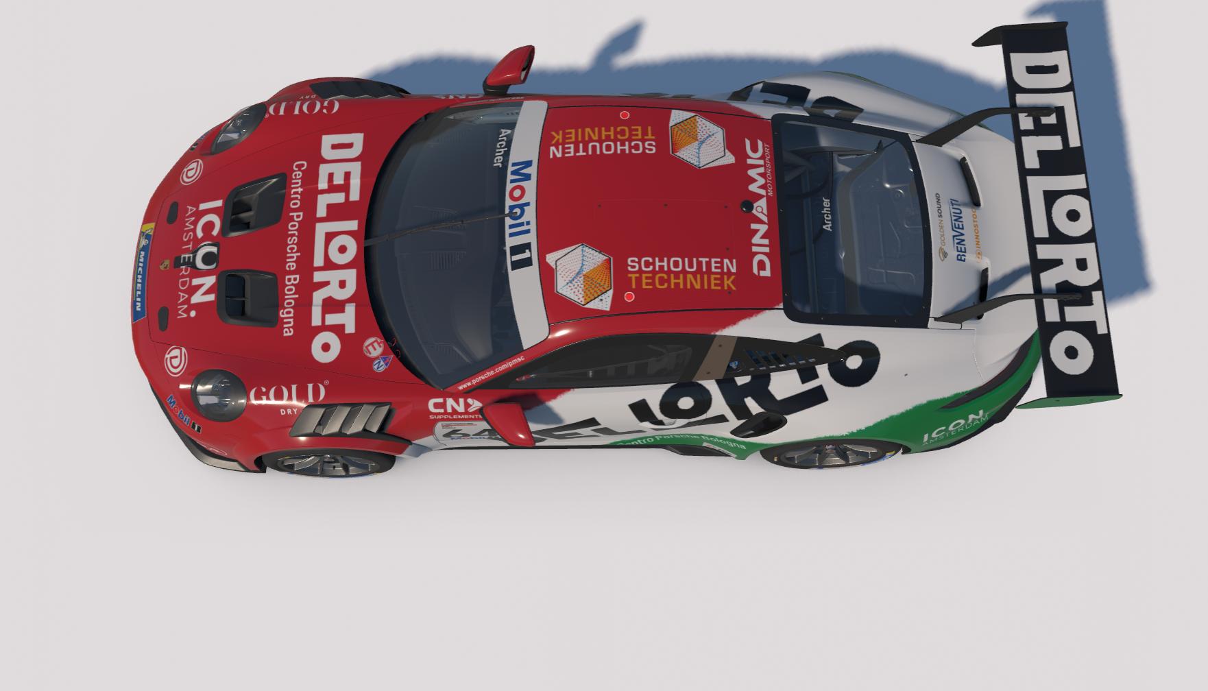 Preview of Dinamic Motorsport Car 8 Porsche Mobil 1 Supercup - DIRK SCHOUTEN by Keith Archer