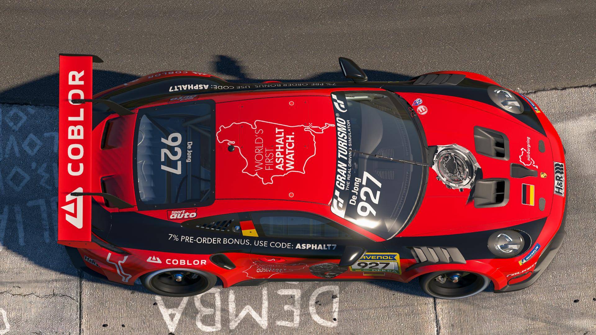 Preview of Coblor Nürburgring Asphalt Watch Porsche 911 Cup (992.2) by Jasper De Jong