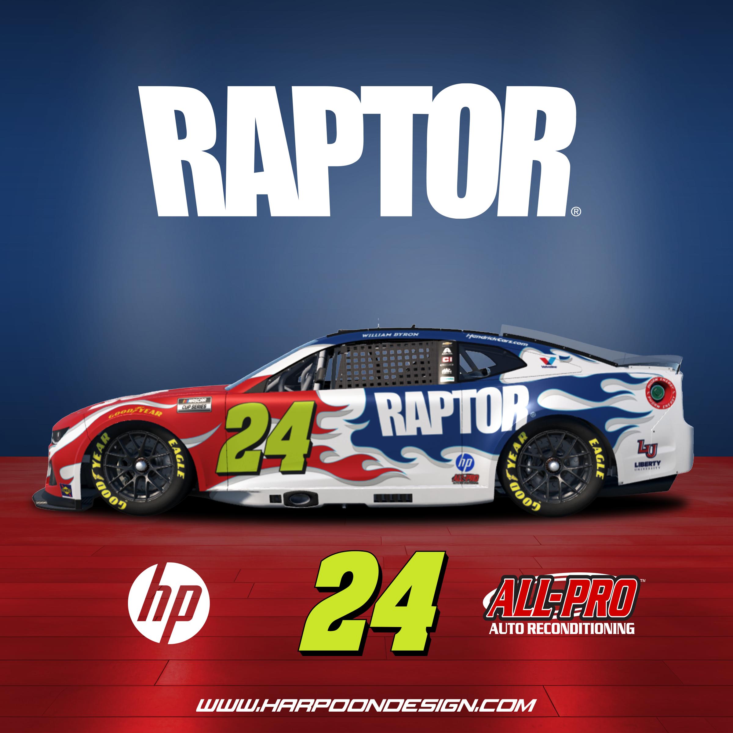 Preview of 2026 William Byron Raptor Chevrolet by Brantley Roden