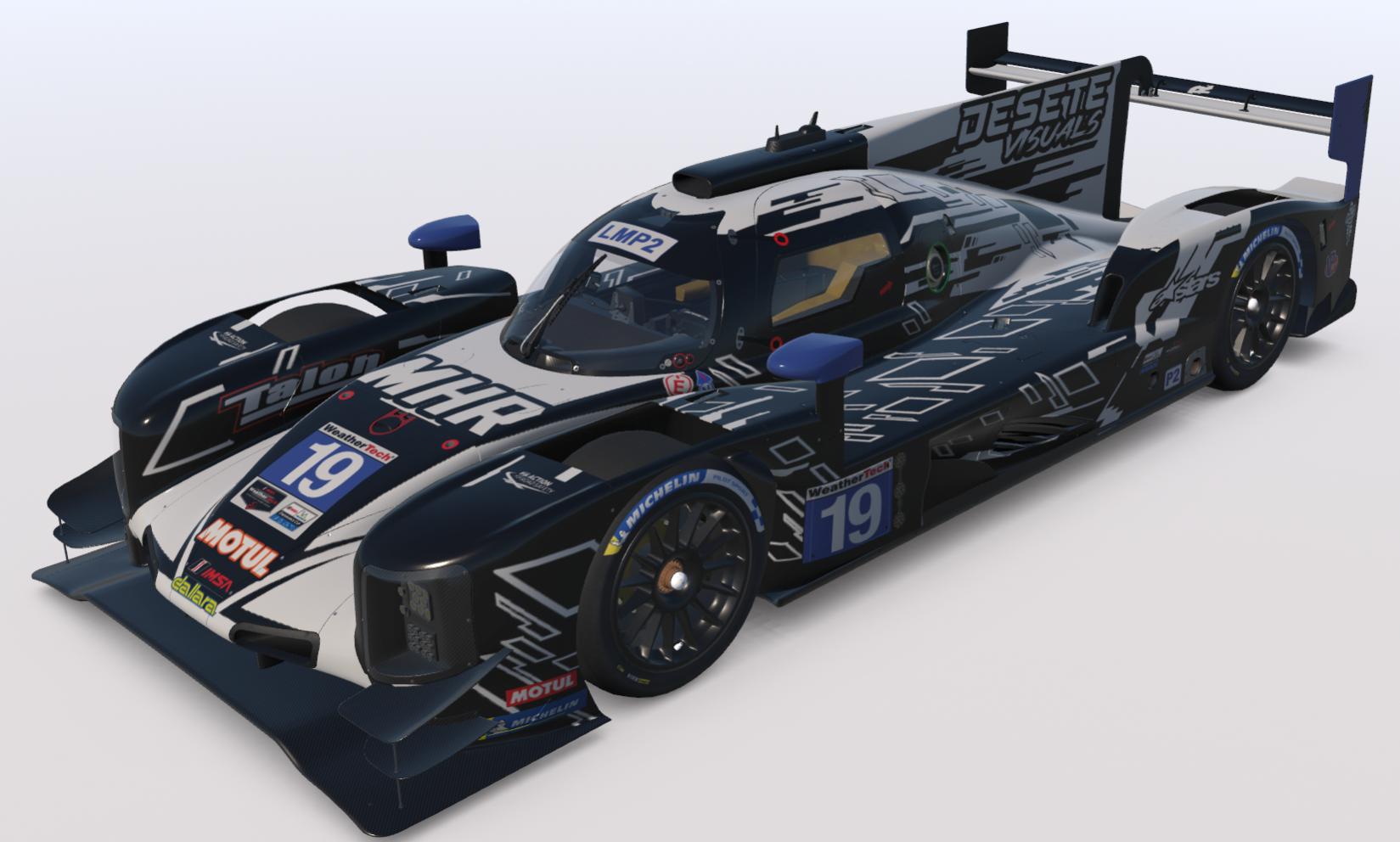 Preview of MHR LMP2 black white V1 by Tallon Ulibarri