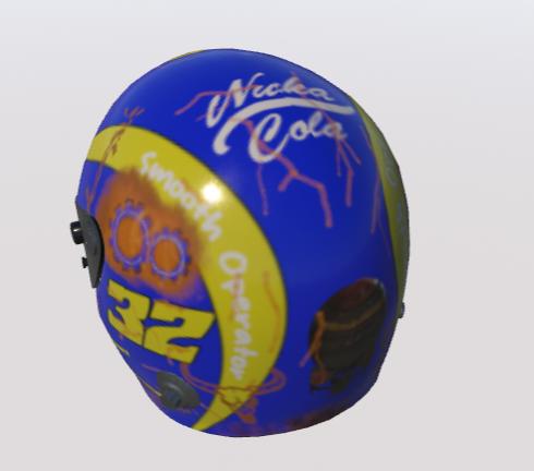 Preview of PIERCE FALLOUT HELMET by Byron Morris