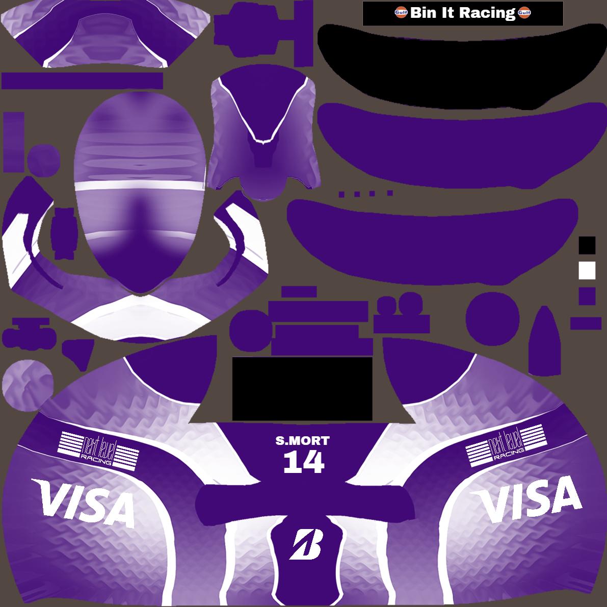 Preview of Mort Purple & White by Sam Mort