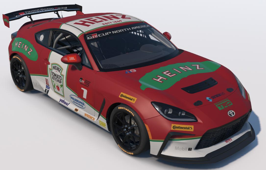 Preview of Heinz Ketchup Toyota GR86 by Ronald Lawson2