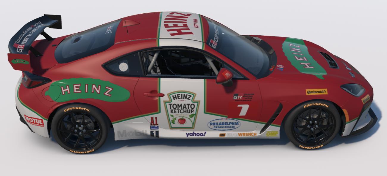 Preview of Heinz Ketchup Toyota GR86 by Ronald Lawson2