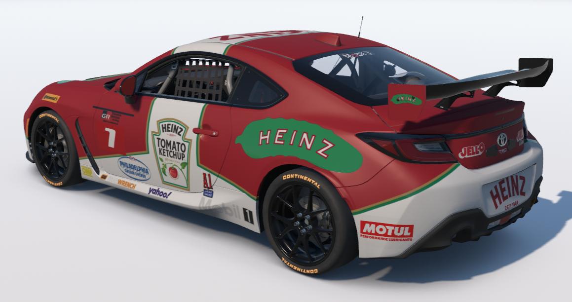 Preview of Heinz Ketchup Toyota GR86 by Ronald Lawson2