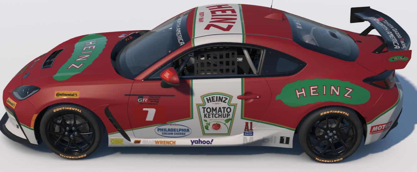 Preview of Heinz Ketchup Toyota GR86 by Ronald Lawson2