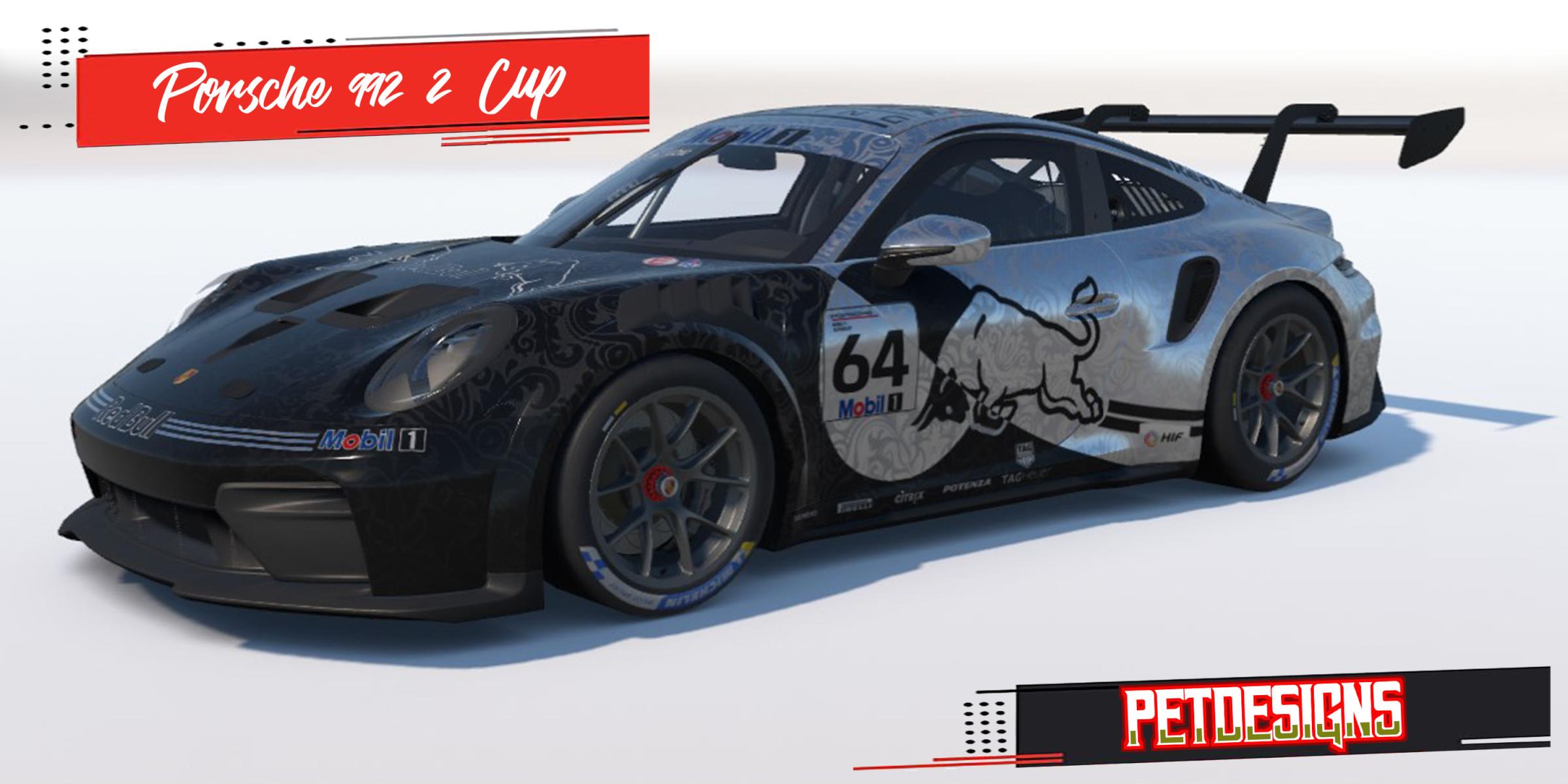 Preview of Porsche 992 2 Cup red bull by Pedro Hern&aacute;ndez R.