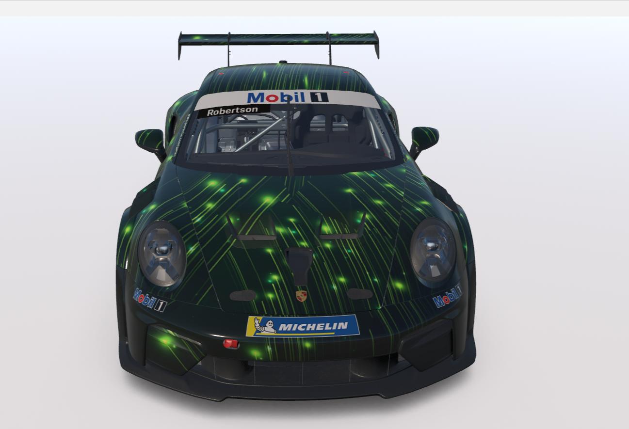 Preview of Porsche 992 2 Cup firefly livery by Guy Robertson