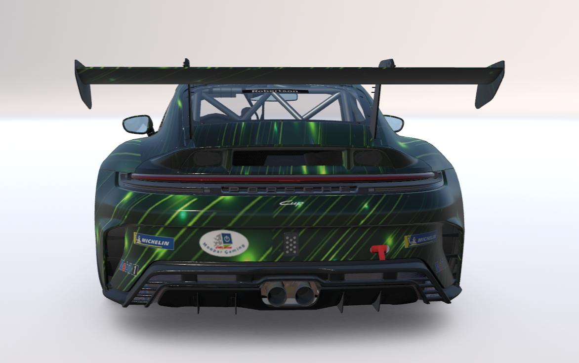 Preview of Porsche 992 2 Cup firefly livery by Guy Robertson