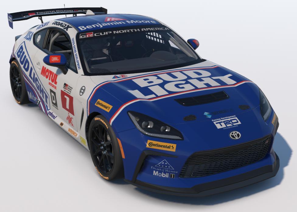 Preview of Bud Light Toyota GR86 by Ronald Lawson2
