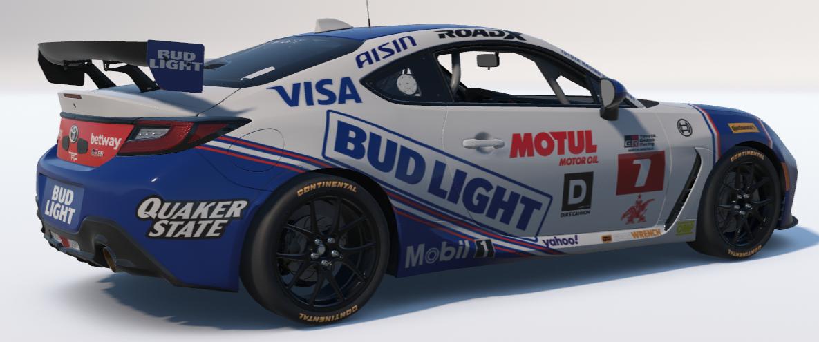 Preview of Bud Light Toyota GR86 by Ronald Lawson2