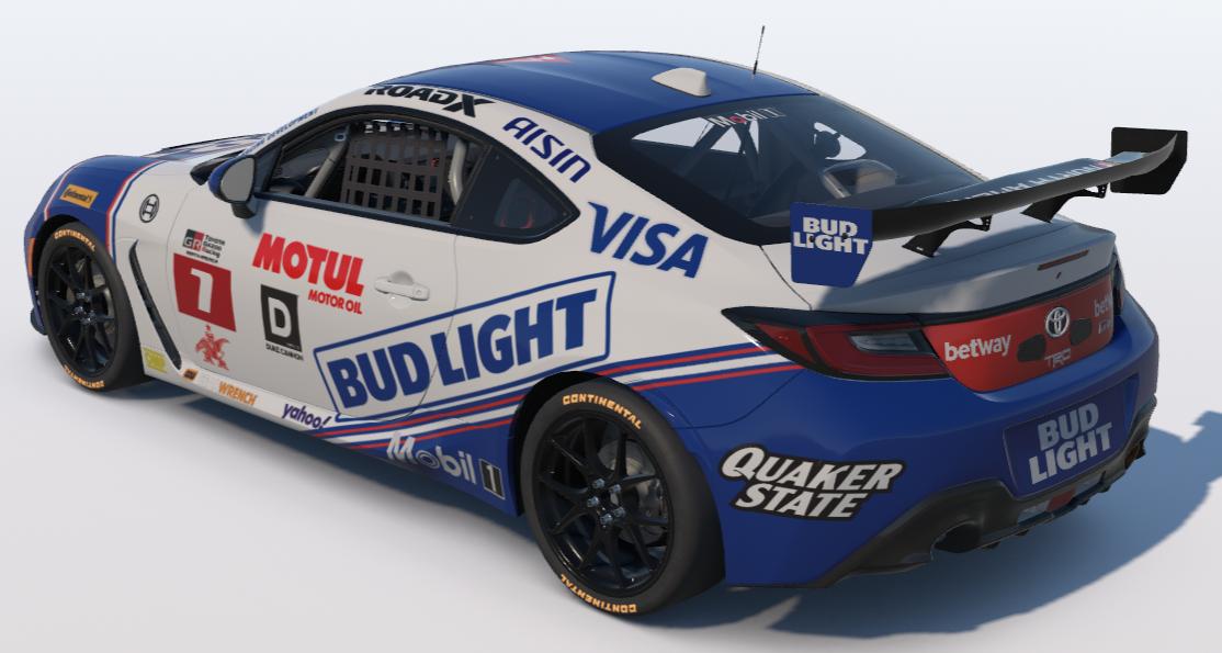 Preview of Bud Light Toyota GR86 by Ronald Lawson2