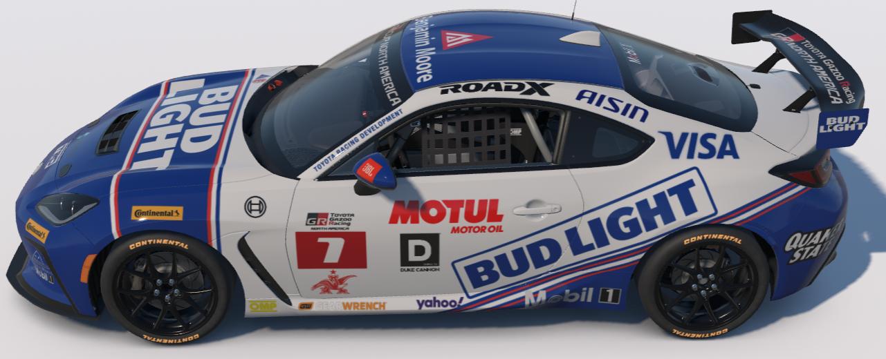 Preview of Bud Light Toyota GR86 by Ronald Lawson2