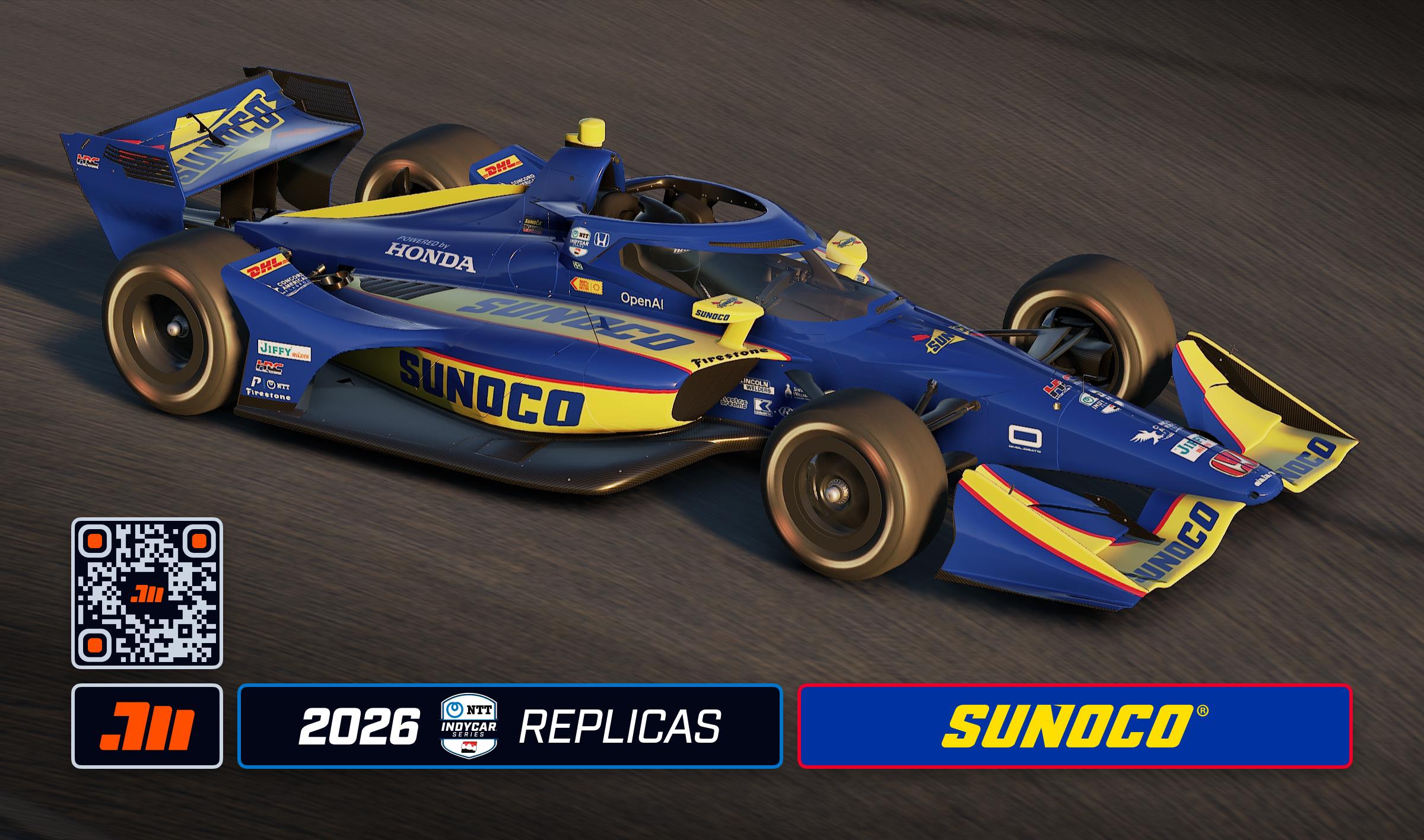 Preview of 2026 Kyffin Simpson Sunoco IndyCar by Jeff McKeand