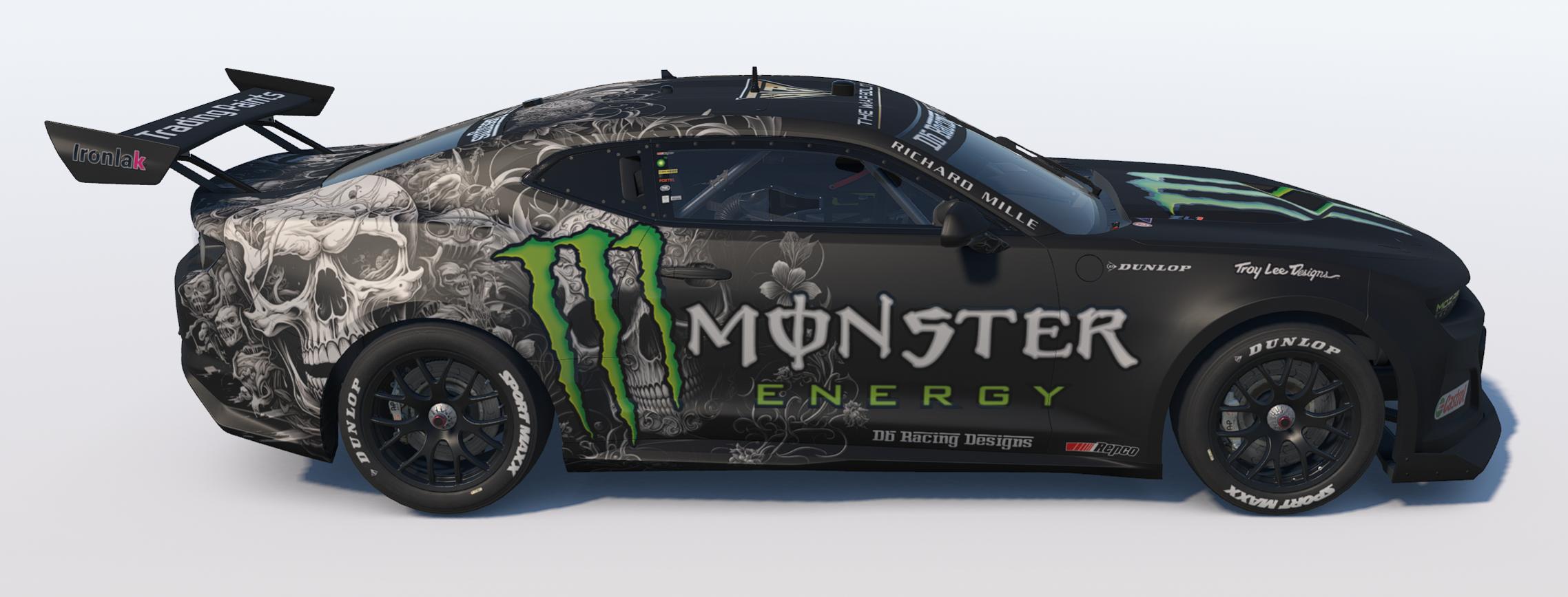 Preview of Monster Energy/DB Racing Designs Supercars Gen3 Camaro by Drew Bennedick
