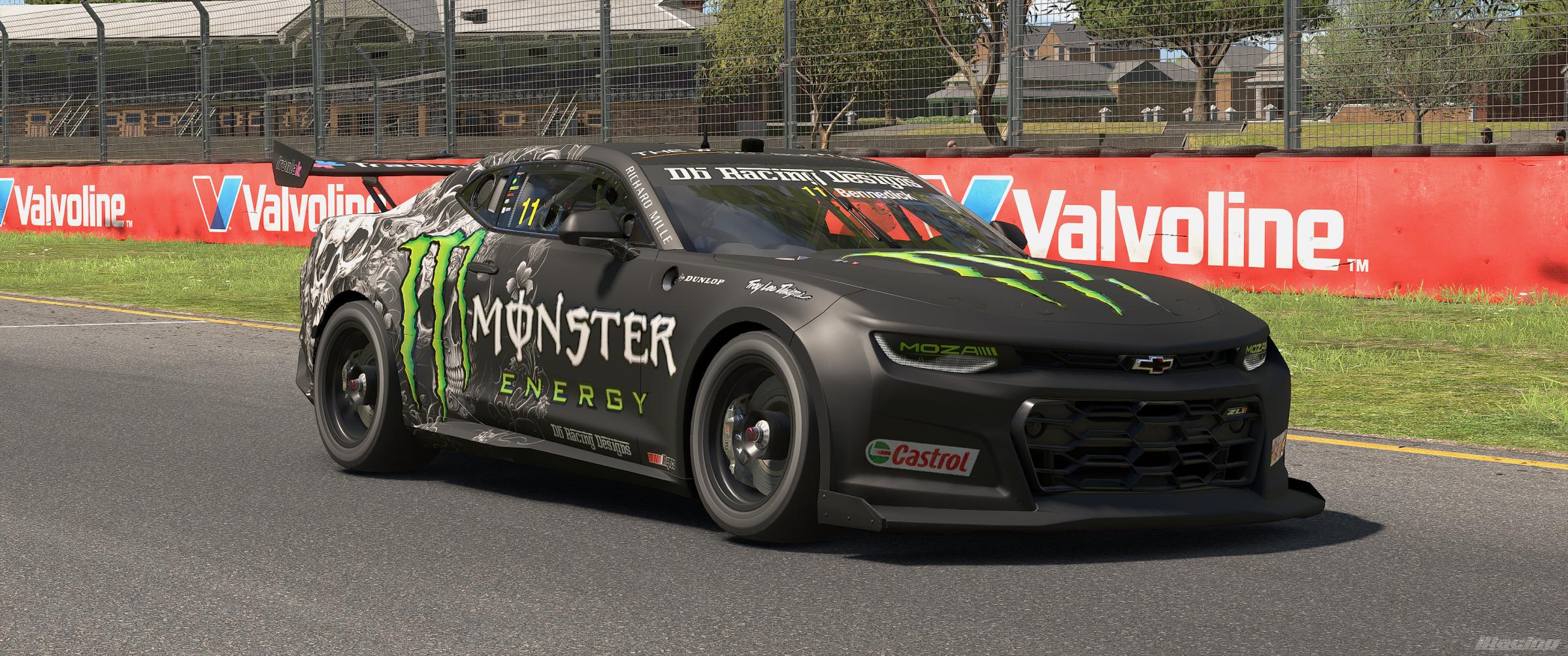 Preview of Monster Energy/DB Racing Designs Supercars Gen3 Camaro by Drew Bennedick