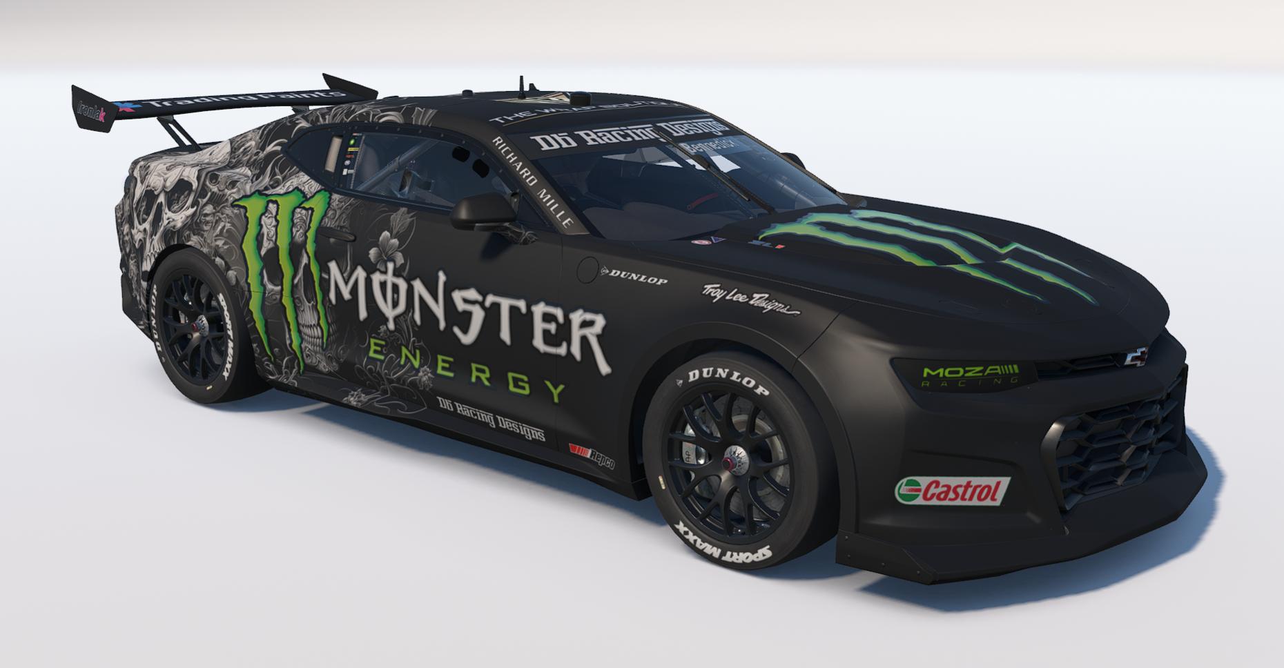 Preview of Monster Energy/DB Racing Designs Supercars Gen3 Camaro by Drew Bennedick