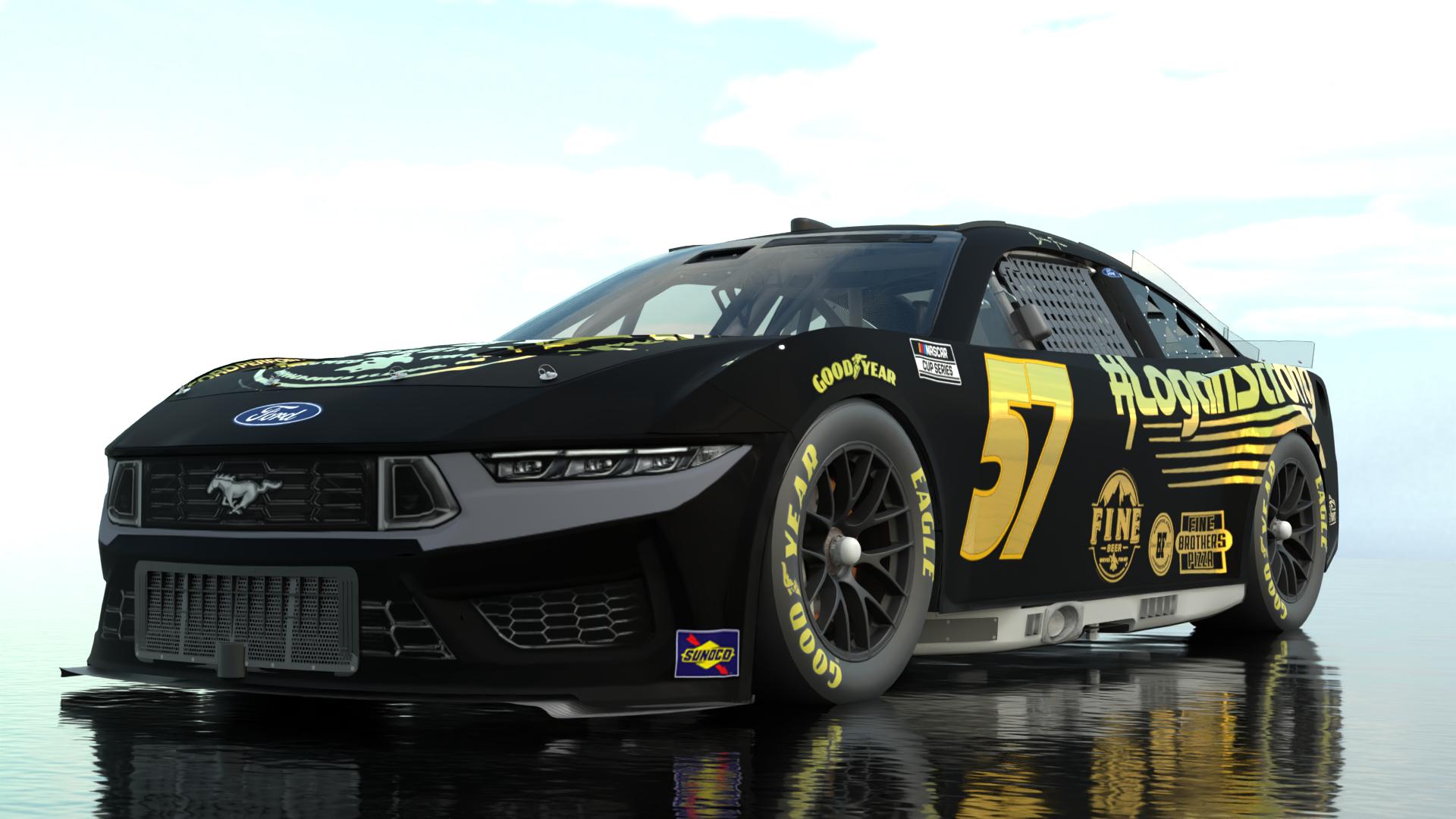 Preview of Brian Fine Black and Gold NexGen Mustang by Steven Ayers Jr